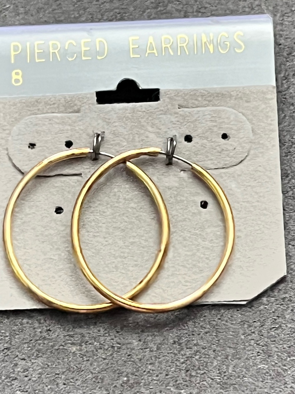 Gold tone Hoop Earrings - Classic Women's Hoops